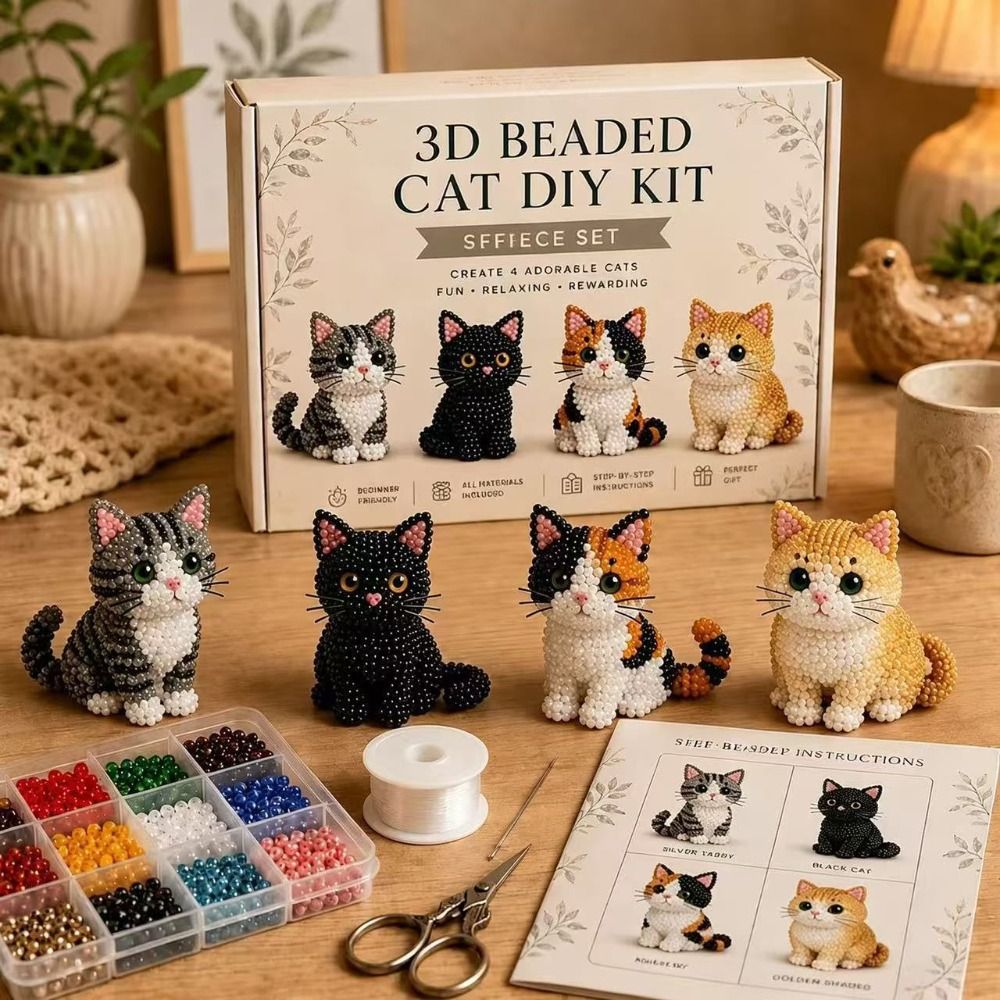 Handmade DIY Animal Bead Embro - đánh giá và giá Art Craft Kits For Kids