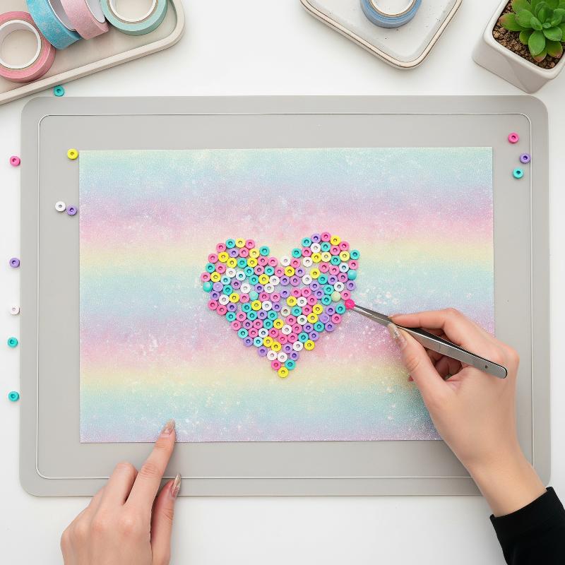 Gradient Glitter Fuse Bead Iro - đánh giá và giá Art Craft Activities