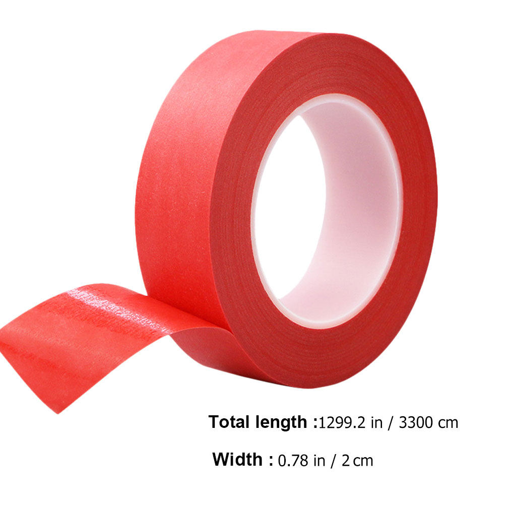 3 Red Masking Tape High Temper - đánh giá và giá Art Craft Activities