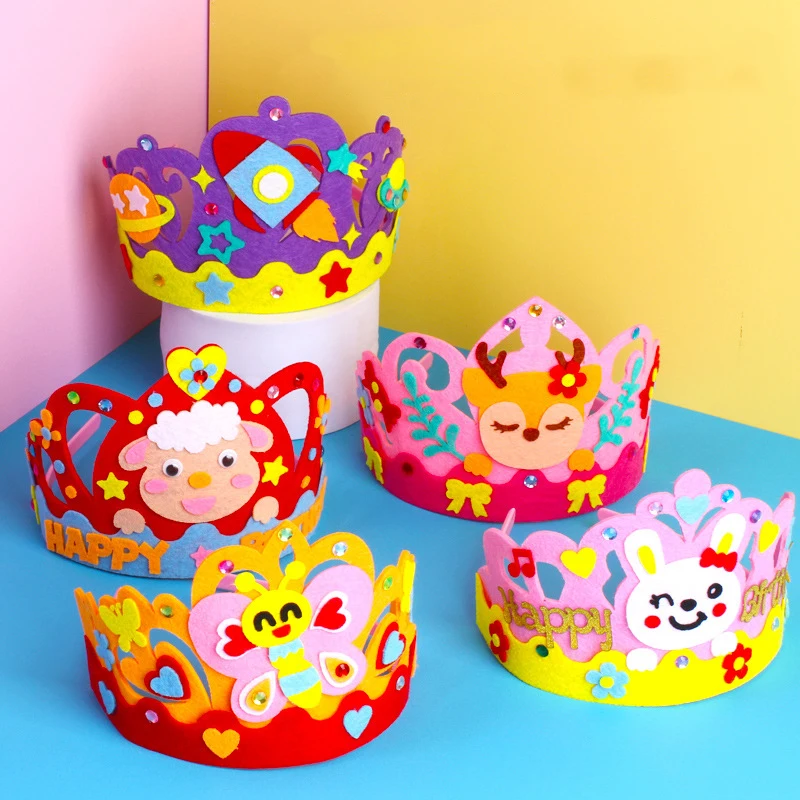 4Pcs/lot DIY Crafts Toy Crown  - đánh giá và giá Art Craft 4 Years Old