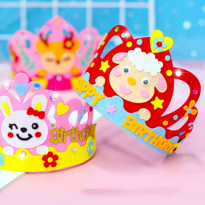 4Pcs/lot DIY Crafts Toy Crown  - đánh giá và giá Art Craft 4 Years Old