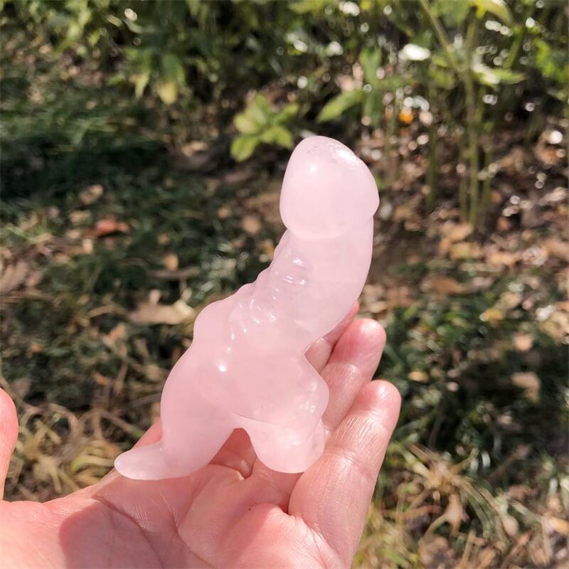 1PCS Natural Rose Quartz Carto - đánh giá và giá Unique Art Craft