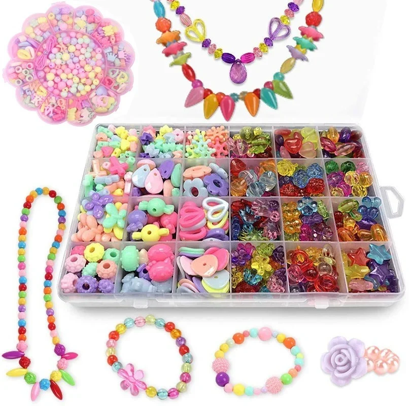 Girls DIY Bead Set Jewelry Mak - đánh giá và giá Art Craft Kits For Kids