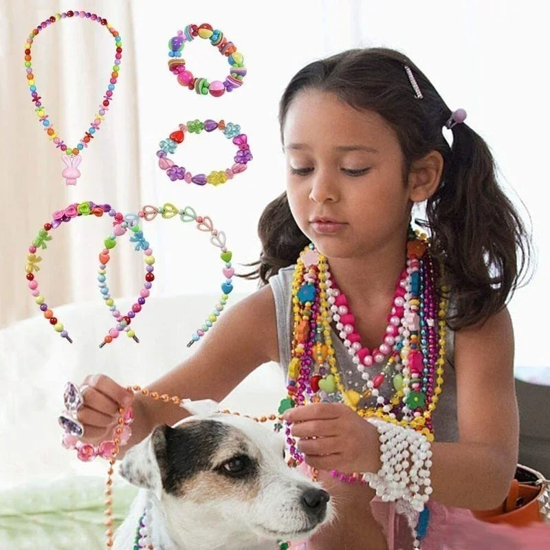 Girls DIY Bead Set Jewelry Mak - đánh giá và giá Art Craft Kits For Kids